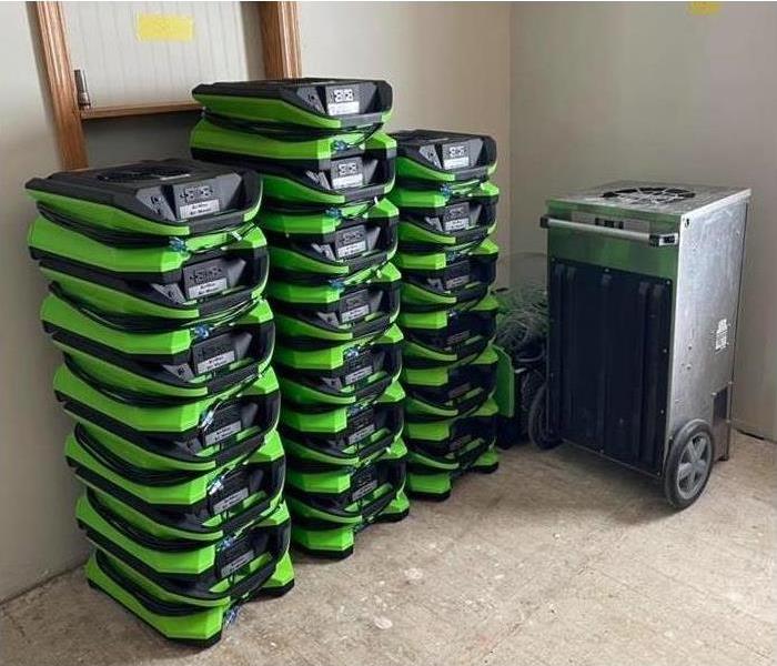the image shows the new equipment SERVPRO of Port huron has ready and waiting for any disaster.